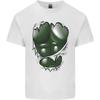 Gym Green Torso Ripped Muscles Effect Kids T-Shirt Childrens