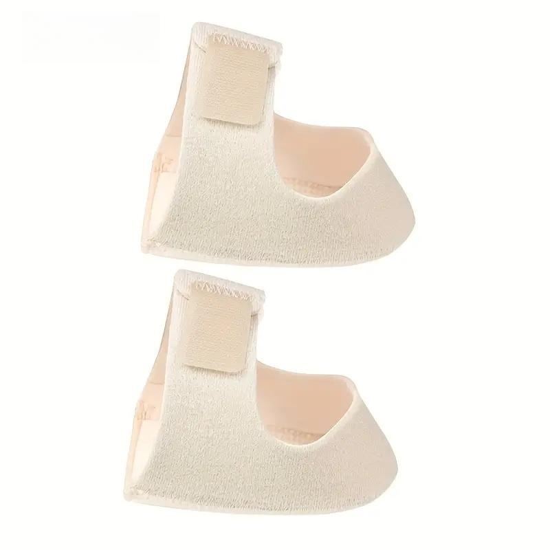 Shock-Absorbing Heel Pads, Fabric Insoles for Foot Pain Relief, Adjustable Magic Tape Design, (1 Pairs)
