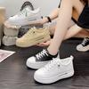 Foreign trade sports shoes women's muffin high-top shoes small inner height increase casual white shoes women