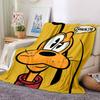 Snack Time Surprise Flannel Blanket Super Soft Warm Cozy Blanket For Sofa Bed Office Travel Allseason Home Decor Gift
