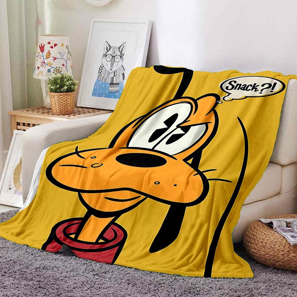 Snack Time Surprise Flannel Blanket Super Soft Warm Cozy Blanket For Sofa Bed Office Travel Allseason Home Decor Gift