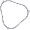 7.48 In W11252182 Microwave Turntable Support Ring Replacement for Whirlpool with Rollers,8206227 Microwave Oven Glass Tray Support Inner Ring