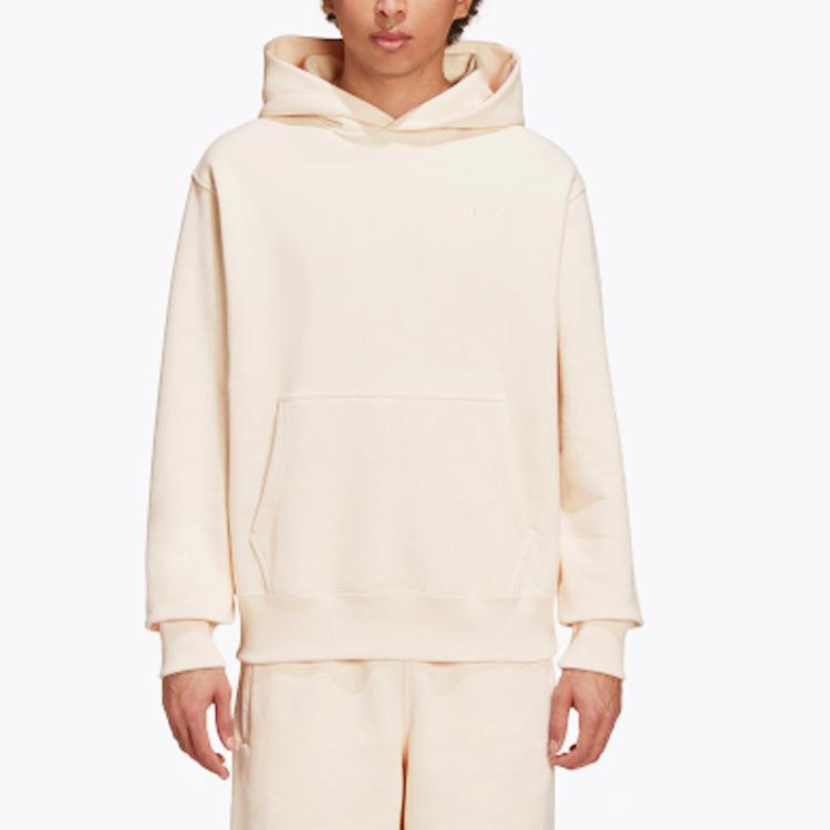 adidas Originals Sweatshirts Unisex Ecru Hooded Moderate Regular H58291