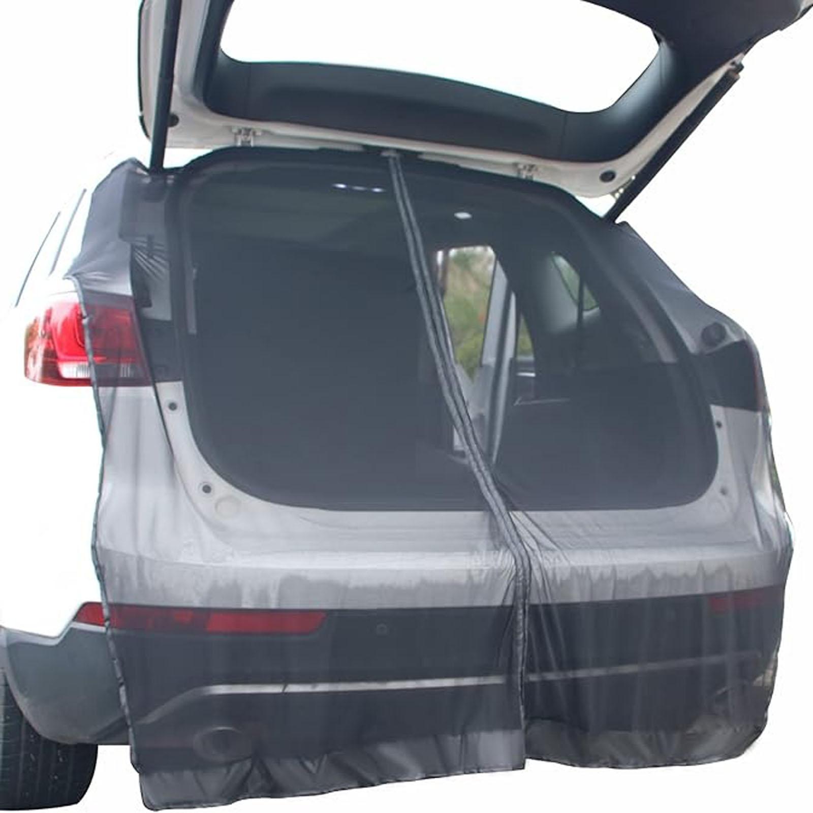 

Car Mesh Screen for SUV Van, Breathable Magnetic Car Screen for Tail Gate Camping Gear Accessories One Size