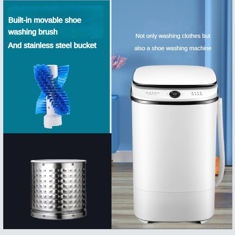 

Бытовая электрическая стиральная машина большой емкости, полуавтоматическая стиральная машина для небольшой обуви, стиральное устройство для детской одежды белый