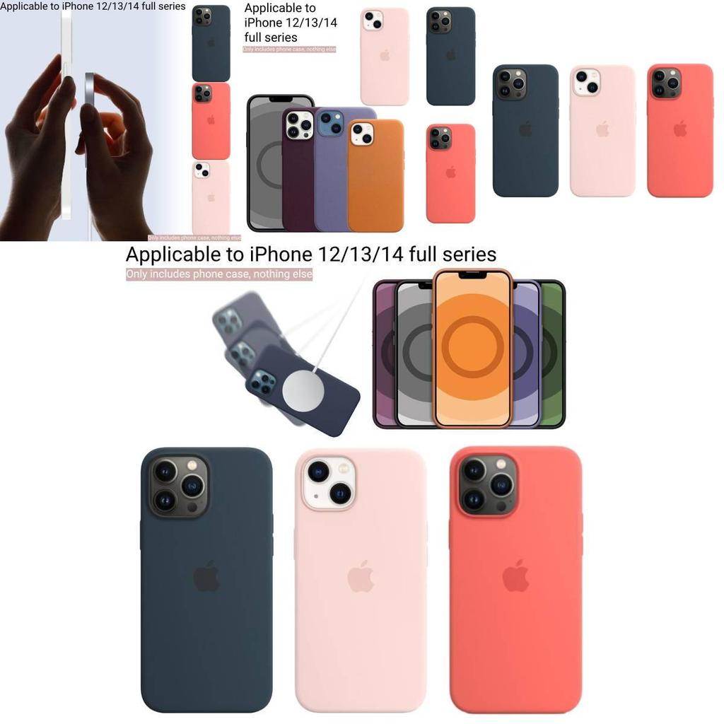 Iphone13 Liquid Silicone Official Magsafe Apple 13 Promax Magnetic Animation Case