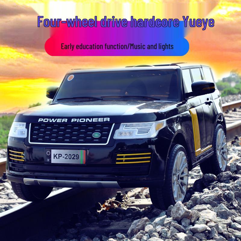 XL Off-Road Kids Electric Car, 4WD, Double Seat, Remote Control, Ride-On Toy