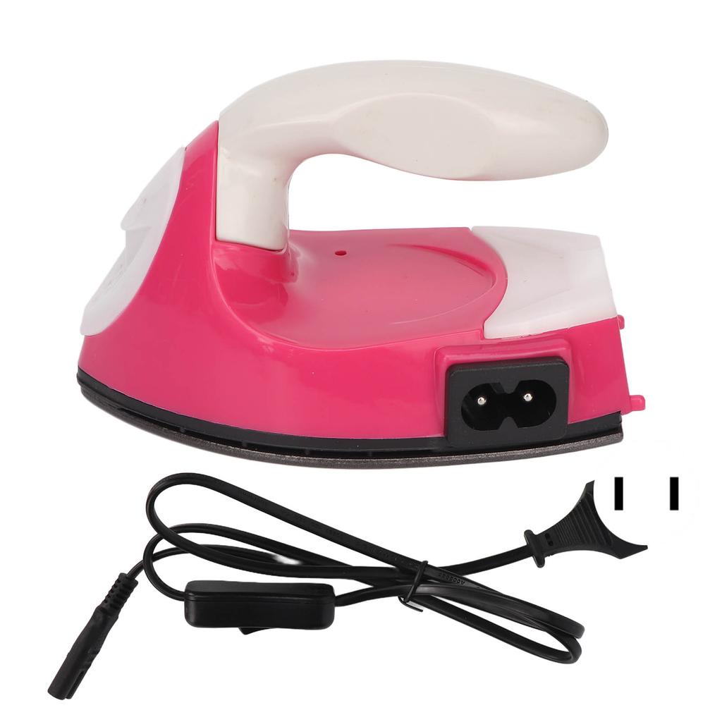 Mini Ironing Machine Wrinkles Removal Full Auto Compact Size Waved Handle Mini Handheld Iron for Clothes 100‑240V US