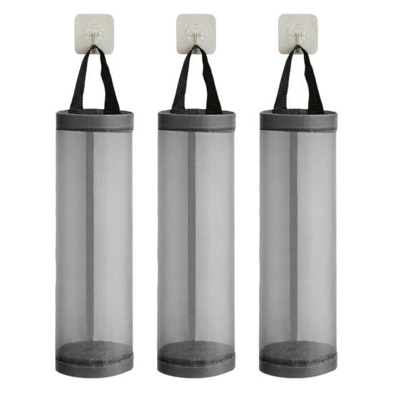 1/3Pcs Kitchen Garbage Bag Holder Large Capacity Easy to Install Wall Mount Trash Bag Dispenser Hanging Storage Bag Organizer