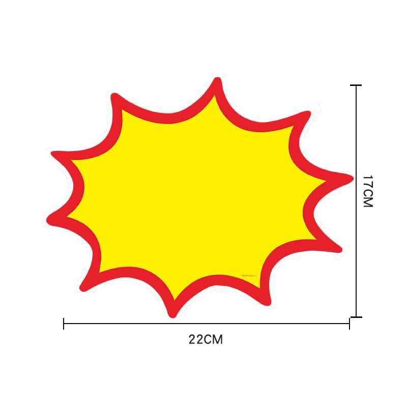 Extra Large Price Tag Promotion Card for Supermarket Displays