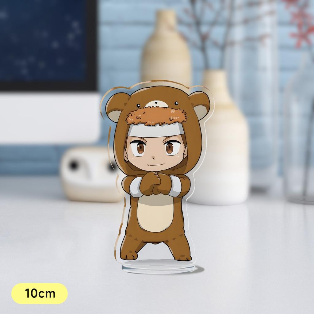 Anime Wind Breaker 10cm Acrylic Stand Sakura Haruka Yukai Akihiko Su Fang Q Version Mini Figure Model Plate Gift