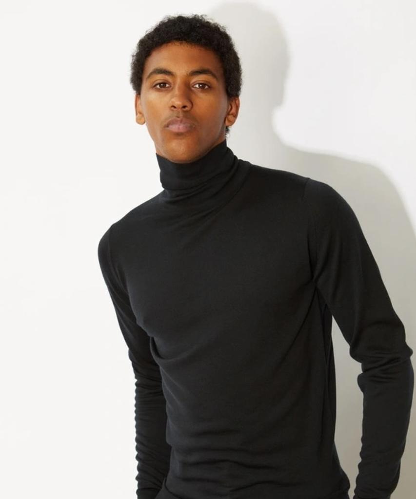 Jonseumedeulli Cherwell Merino Wool Roll Neck Knit Classic 10 Colors (B Type)