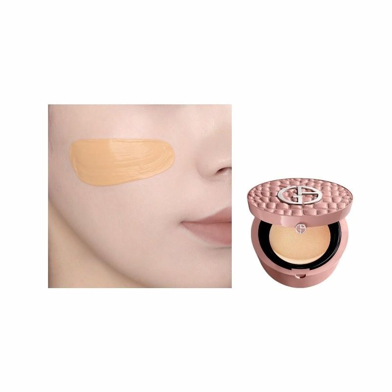 Armani Nude brown crocodile pattern air cushion moisturizing natural /box cosmetics #4 Natural Skin Tone