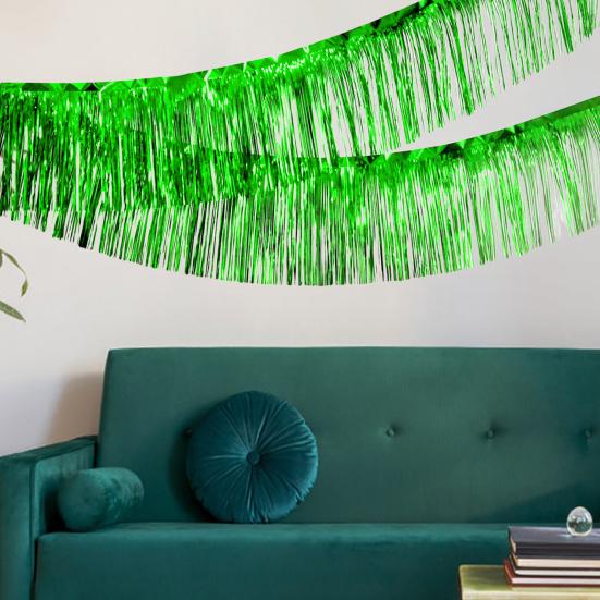 300x30cm Shining Reusable Eye-catching Rain Curtain Party Table Skirt Glitter Fringe Garland Holiday Supplies