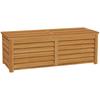 Outdoor Garden Storage Chest 176L In Wood with Handle, Dim. 130L X 50W X 45H Cm