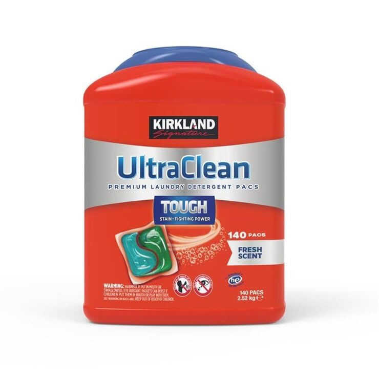 

Kirkland Signature Ultra Pack для стирки 140 таблеток [Costco] Стиральный порошок,