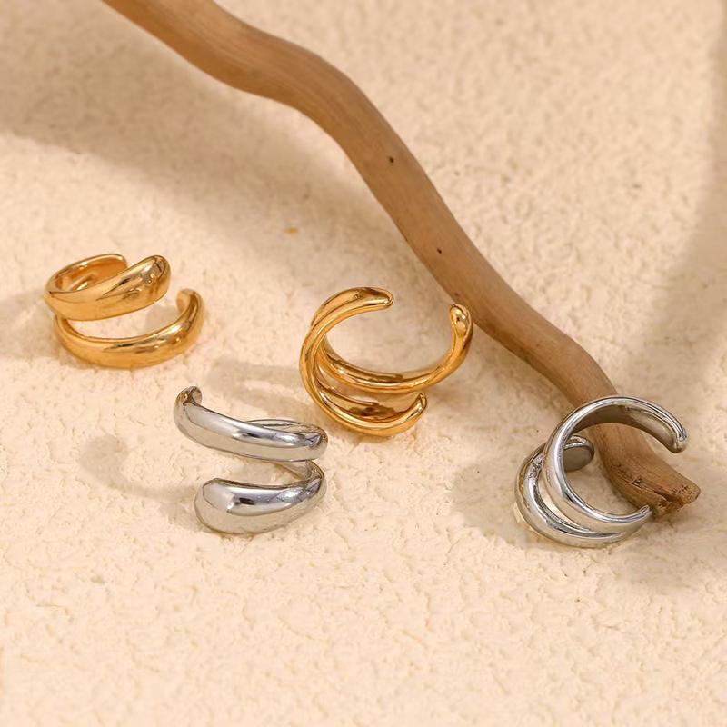 Fashion Women's Piercless Ear Clip Earring Classic Gold Color Trendy Earcuff Earrings Girl Gift Simple Daily Wear Jewelry 2026