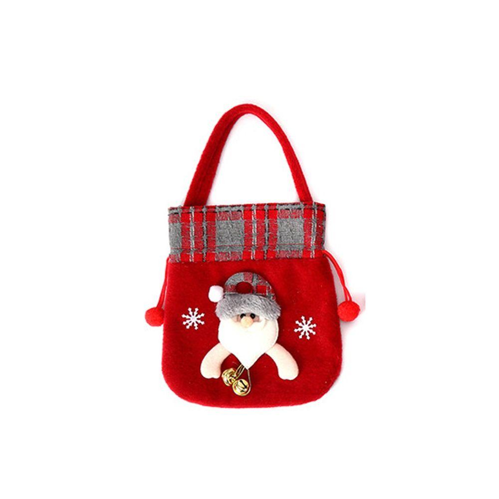 Cartoon Children Stocking Bag Cloth Fruit Packaging Box Christmas Handbag  Children Gifts