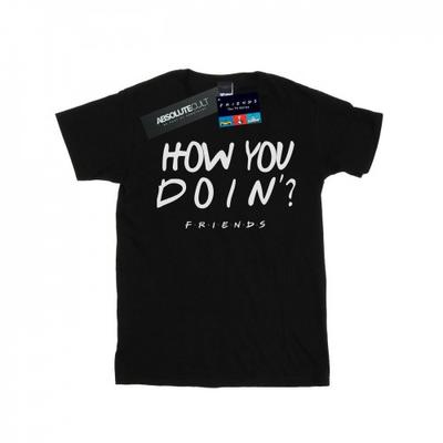 Frauen/Damen, wie geht es Ihnen? Boyfriend-T-Shirt aus Baumwolle