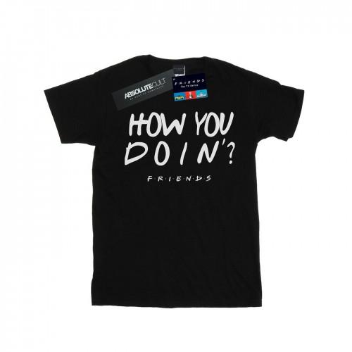 Friends Womens/Ladies How You Doin? Cotton Boyfriend T-Shirt