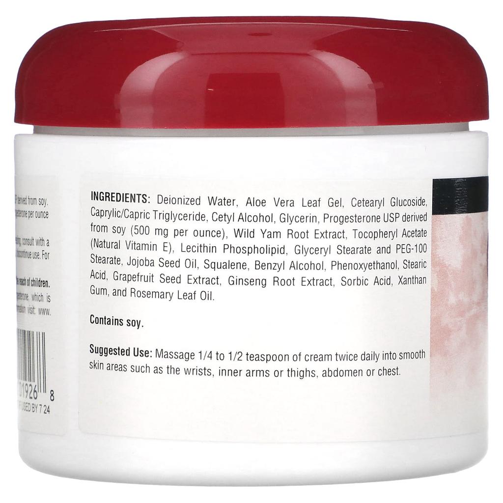 Source Naturals, Natürliche Progesteroncreme, 4 oz (113,4 g)