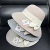 High-end 2026 UV-proof Straw Fisherman's Hat Children's French Big-brimmed Sunshade Straw Hat Basin Hat Beach Sun Hat