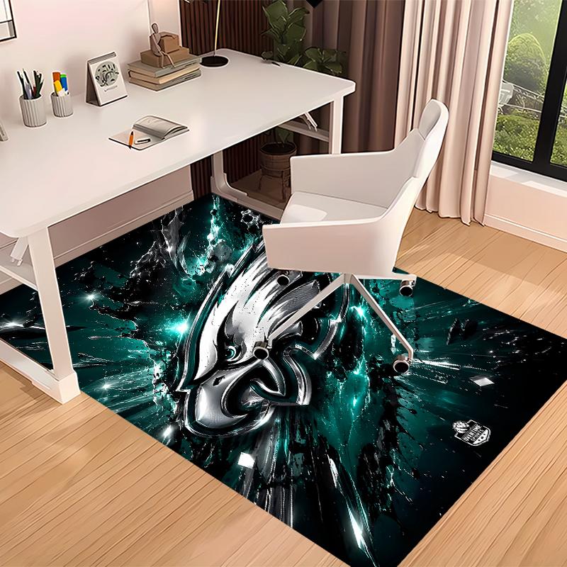 Absorpční omyvatelný koberec s potiskem loga Philadelphia Eagles, Protiskluzové koupelnové předložky, Kuchyňské rohože, Podložka na jógu, Vstup do obývacího pokoje, Koberce na kempování a pikniky