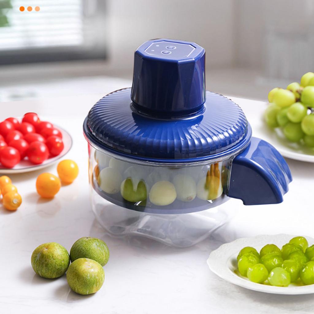 Electric Grape Peeling Machine Multifunctional 6 Blades Fruit and Vegetable Automatic Peeler
