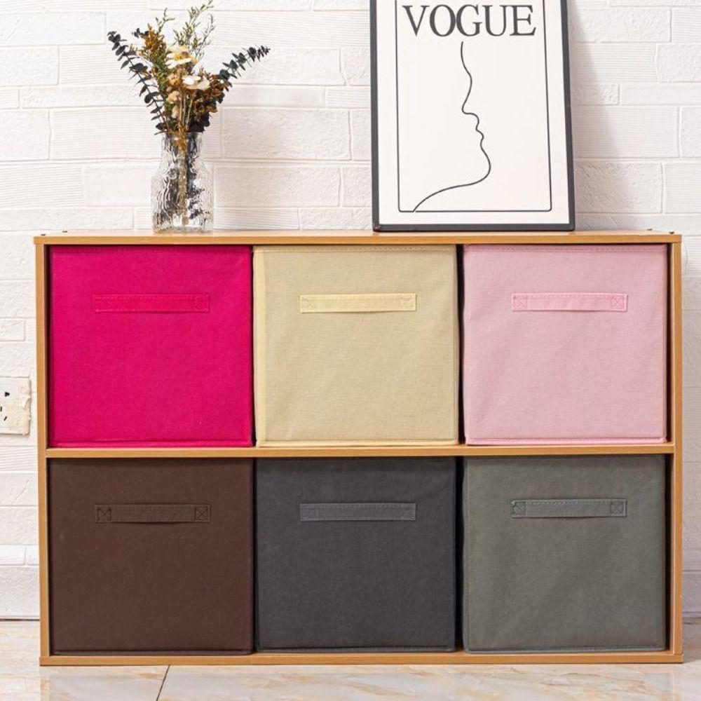 Foldable Square Storage Box Large Capacity Underwear Storage Box Cabinet Drawer Organizer  Nursery