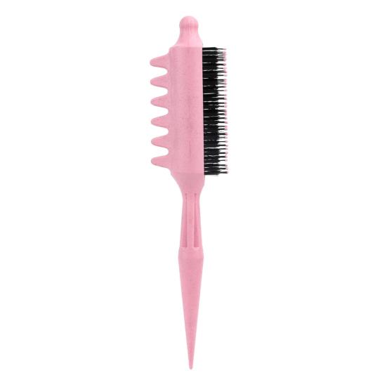 Curl Defining Brush Pointed Tail Reduces Frizz Anti-static Hair Comb Portable Men Women Hair Volumizing Detangling Bristles Brush