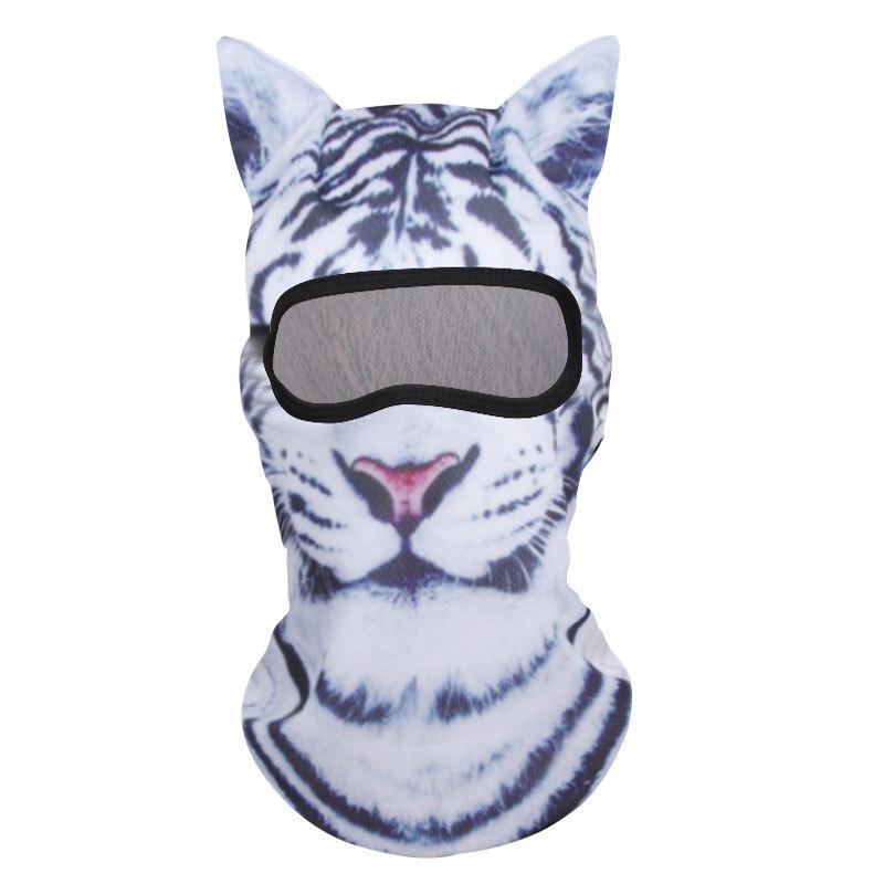 Unique Animal Ice Silk Headgear: Stylish Sun Protection & Breathable Cycling Mask for Men & Women, Perfect for Halloween