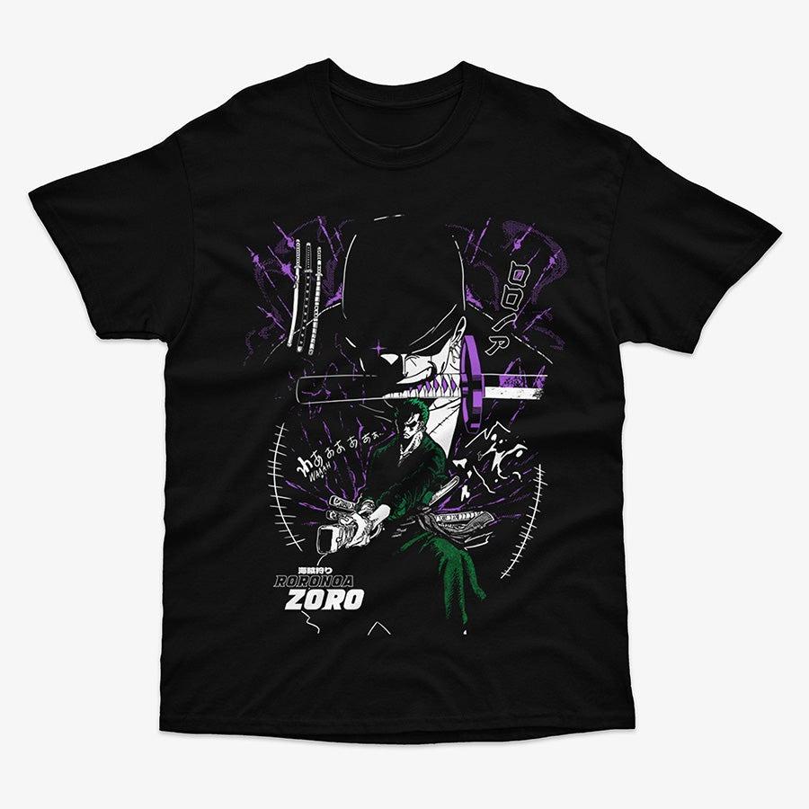One Piece Roronoa Zoro Anime Graphic T Shirt Santoryu Swordman Streetwear Cotton Retro Manga Oversized Tee S разноцветный