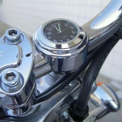 Motorrad Uhr Thermometer Temperaturanzeige Motorrad Fahrrad Lenkerhalterung Quarzuhr Uhr Motorrad Styling Zubehör