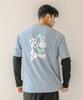 Tyubeuteuli Men'S Loose Fit Layered Rash Guard A723 Blooming Wash