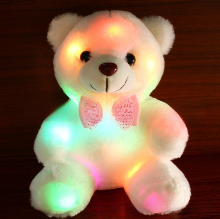 Creative LED Teddy Bear with Bow Tie - Colorful Gift for All