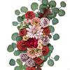 Artificial Flower Swag, Wall Swag Backdrop, Wedding Arch, Front Door Flowers
