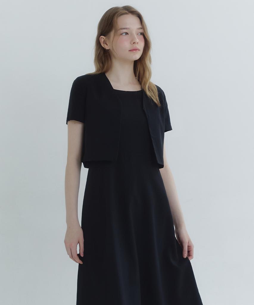 Micene Lori Jacket-Flare Dress Set