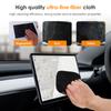 2Pcs Car Screen Cleaner Microfiber Cloth Reusable Auto Touchscreen Cleaning Wipes for Dashboard Car Display Tablet Cleaning Pads