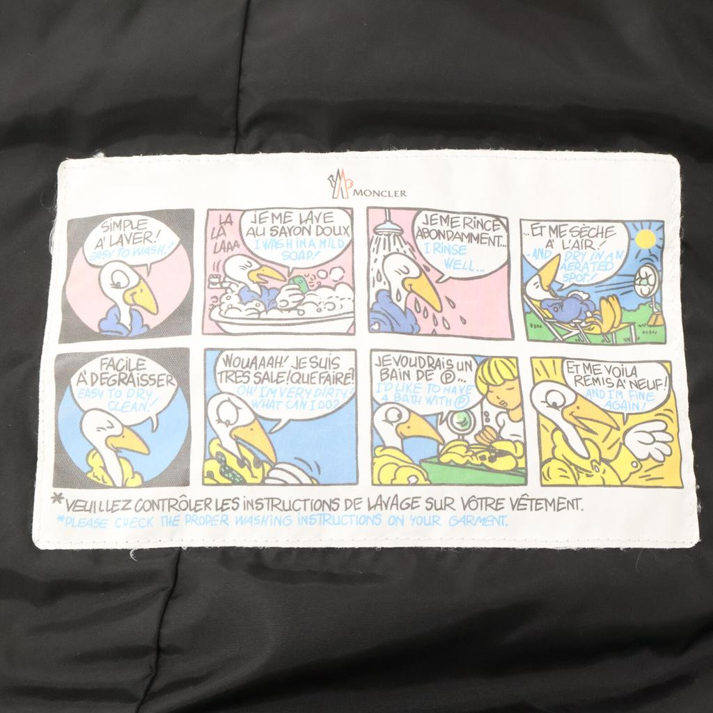 Moncler CLIO Fur Down Jacket Jacket 2 blackUsed