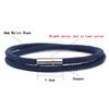 Noter New Arrival Mens Rope Bracelet 4mm Nylon Double Layer Lucky Thread Braclet Nickel Black Detachable Buckle Gift For Him