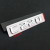 FCUI6 ABS Black Chrome Letters 3D Car Trunk Letters Badge For Mercedes Benz C 200 220 300 C200 C220 C300 C320 Logo Sticker Accessories