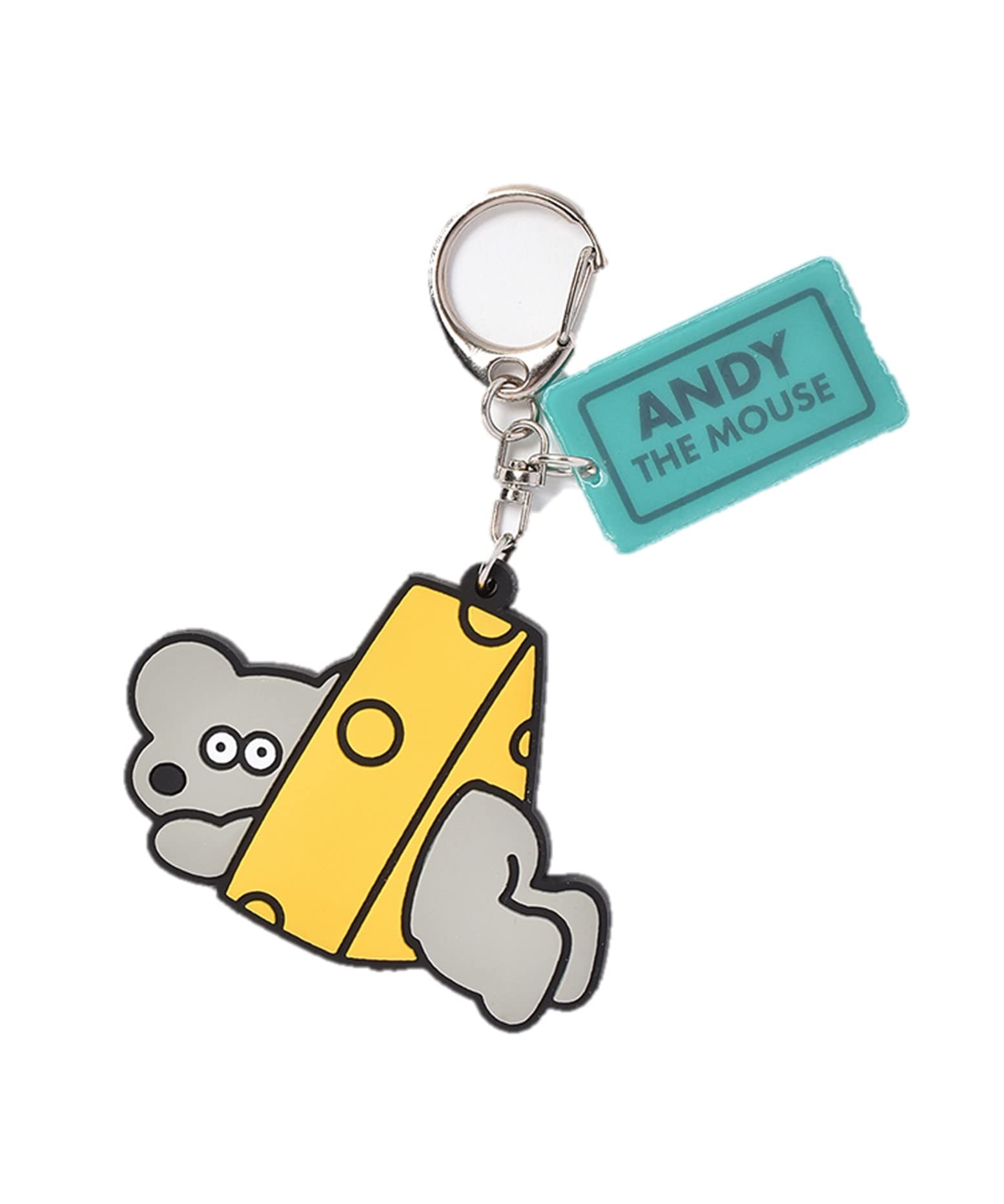 

ANDY Rubber Keychain S (Green) ADLN-0068 зелений