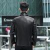 Spring and Autumn New Men's Genuine Leather Jacket Men's Oil-Waxed Leather First-Layer Cowhide Jacket Korean Style Slim Motorcycle Jacket