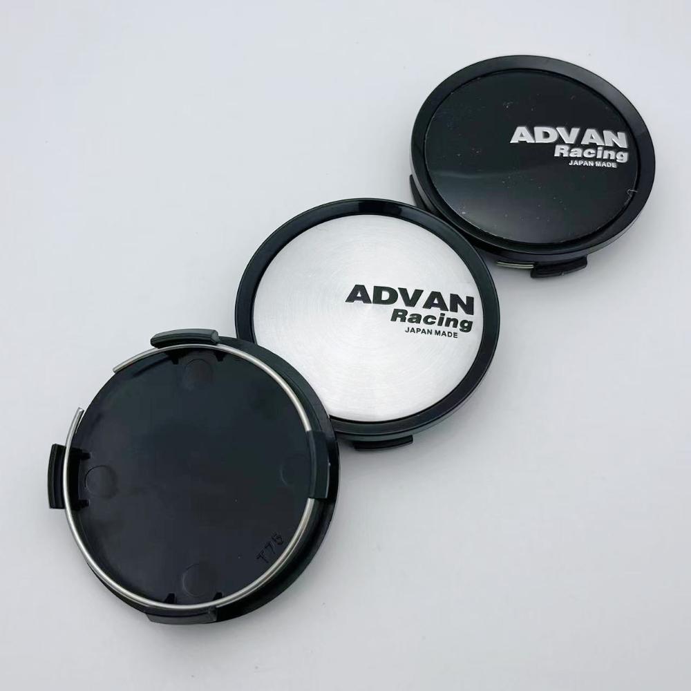 4pcs 74mm Advan Racing Logo Emblem Badge Car Wheel Center Caps Wheel Hub Dust Cover Rim Hubcaps Replace Styling Car Accessories