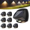 3 Colors RGBW Outdoor Wall Light Multicolor Solar Fence Lights New LED Solar Wall Light  Porch