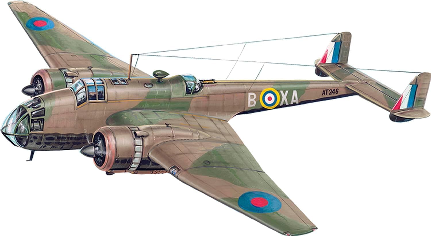 

VALOM 1/144 Британский дальний торпедоносец Handley-Page Hampden TB.Mk.1 Пластиковая сборная модель CV14438