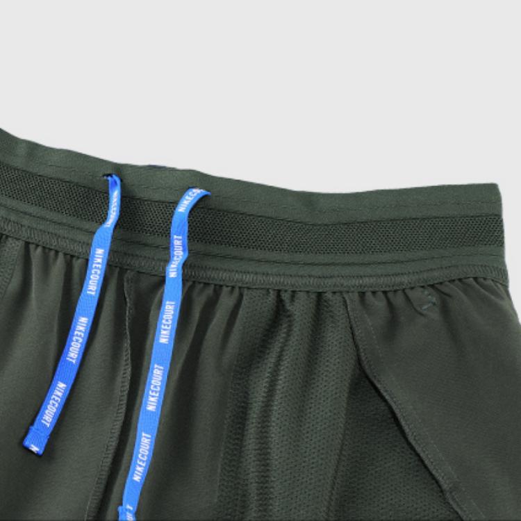 Nike Dri-Fit Roland Garros Quick-Dry Fashion Soft Sports Casual Shorts Men Shorts Oil-Green FZ6938-355