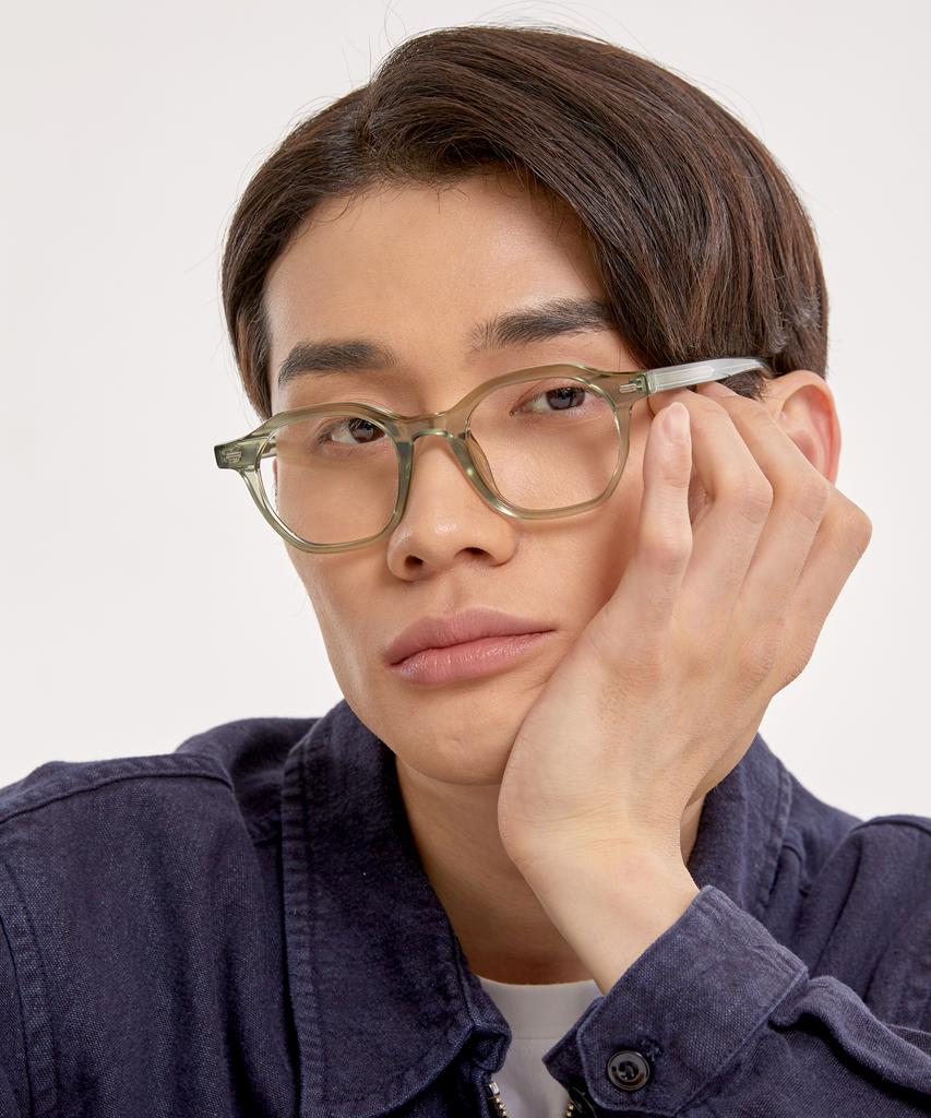 Eseubika Bert2-C03 Blue Light Horn-Rimmed Glasses