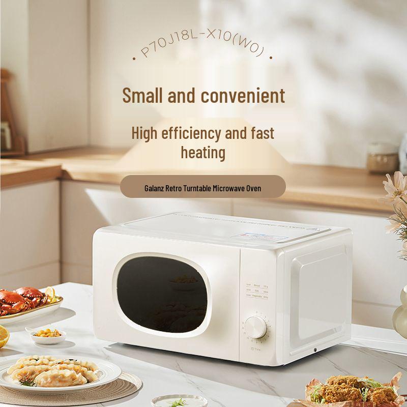 Galanz X10 Mini Microwave with Turntable and Quick Heat Defrost