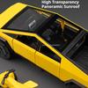1:32 Pickup Alloy Cars Models Diecast Toys Pull Back Light Music Miniature Vehicles Doors Opened Police Car Kids' Edutainment